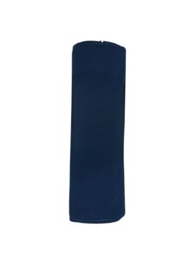 مقلمة قابلة للطي  حافظة اقلام رول ،حقيبة اقلام بقماش متين عالي الجوده ورباط قوي,مطبوع, بها 3اماكن للاقلام وجيب اخر كبير( لون كحلي في احمر - Image 1